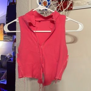 Women’s Distressed Crop Top